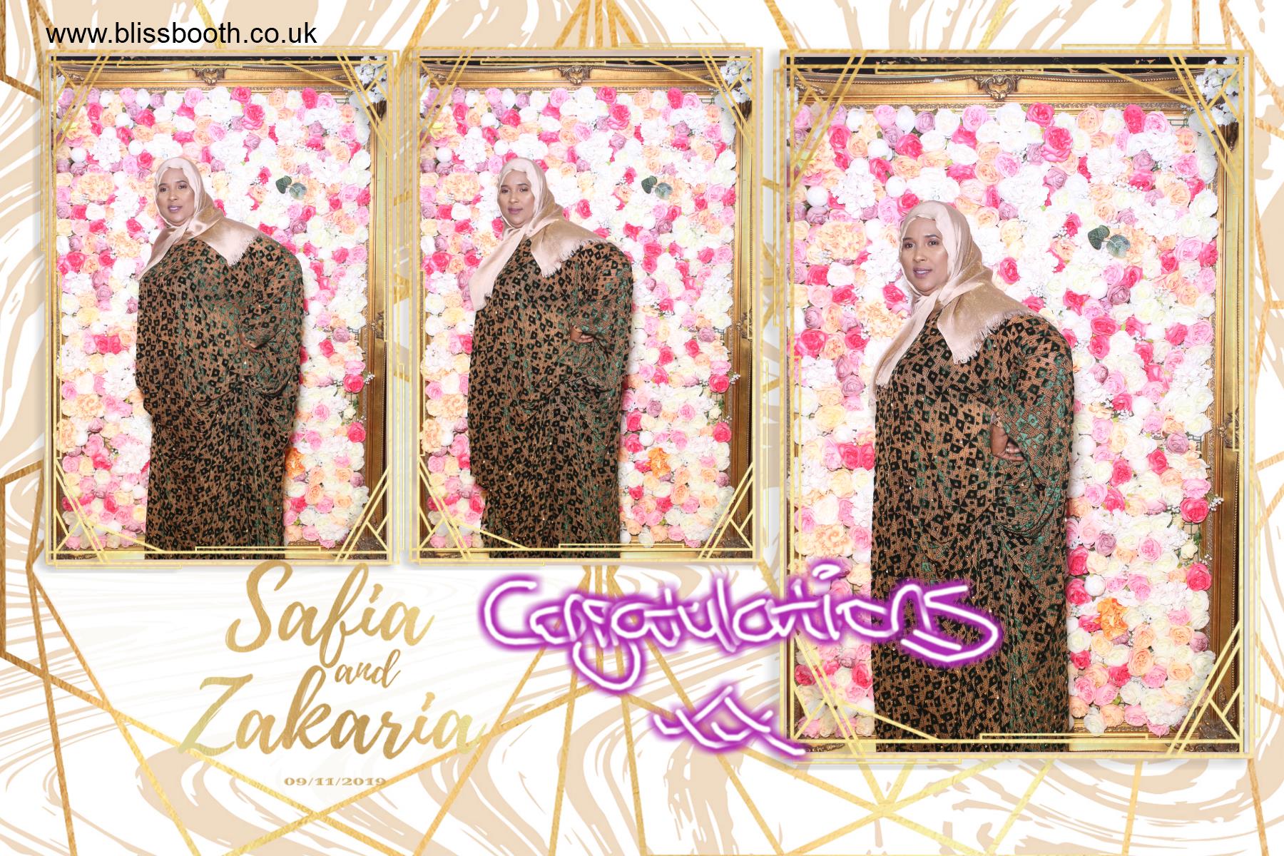Safia & Zakaria | View more photos from the event at gallery.blissbooth.co.uk/u/BlissBooth/Safia-Zakaria